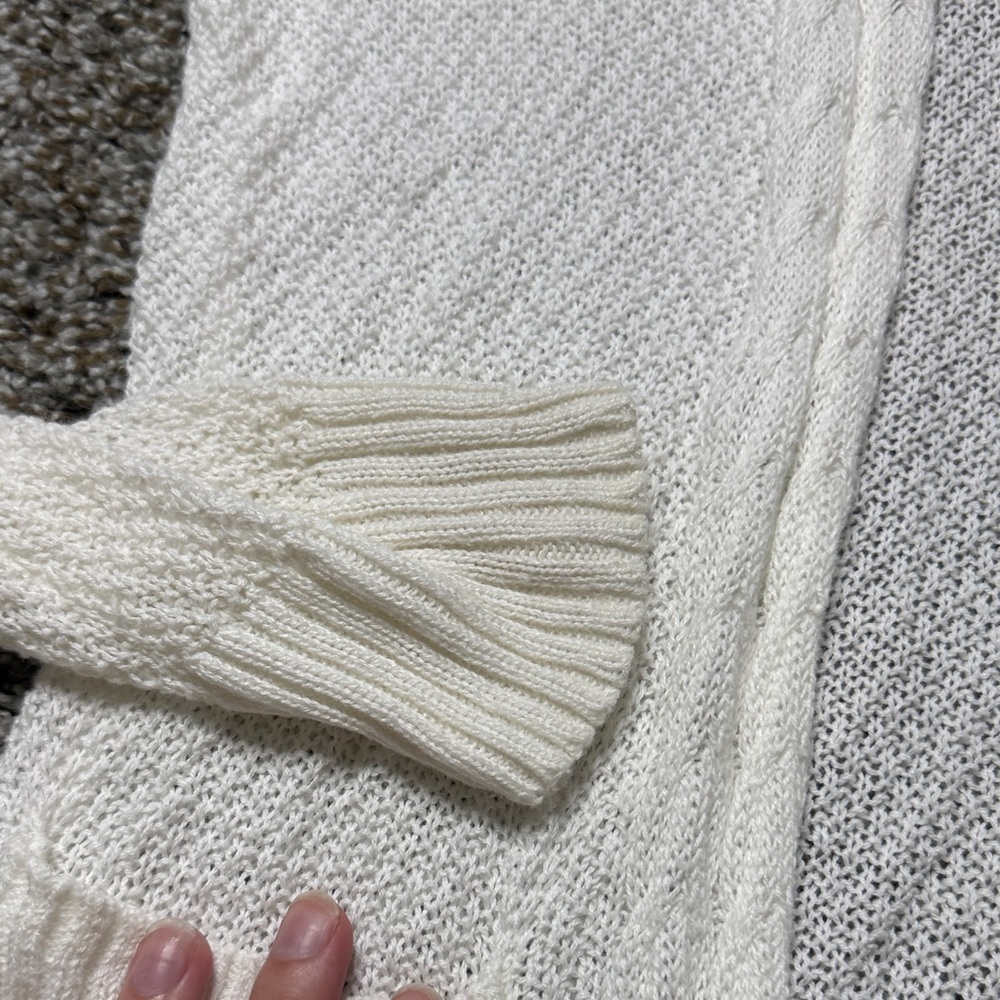 SO Cream Open-Front Cardigan - Picture 6 of 6